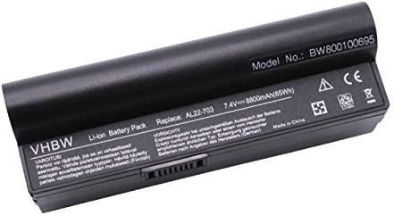 vhbw 1x batteria sostituisce Asus AL22-703 per notebook (8800mAh, 7,4V, Li-Ion)