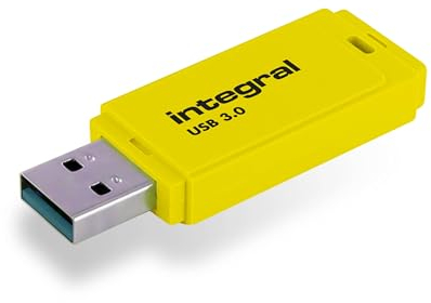 Integral 128GB Neon Gelb USB 3.2 Gen 1 Flash-Laufwerk