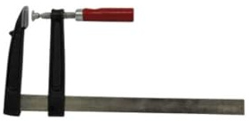Toolland Klemme, 150 x 50 mm, 230 g, ergonomischer Griff, rot