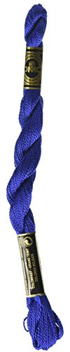 DMC 115 5-796 Pearl Cotton Thread, Dark Royal Blue, Size 5
