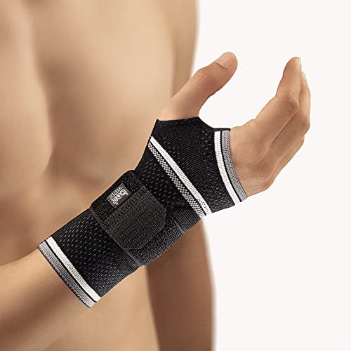 Bort ManuBasic® Handgelenkbandage Schwarz M plus links