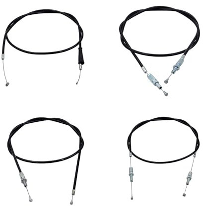 Bowdenzug Set schwarz 4-teilig kompatibel mit Hercules Prima 3 5 M5 P3 Optima 3 (2-Gang)