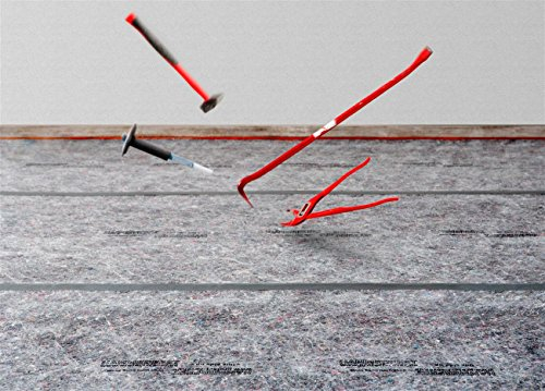 Hammerfest Abdeckvlies 1x25m – 850 g/m² Malervlies & Schutzvlies I Rutschfeste Abdeckplane für Parkett, Treppe, Fenster & empfindliche Böden I Befahrbar mit Gabelstapler & Hubwagen