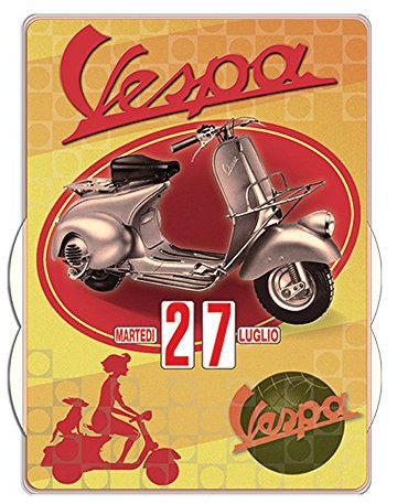 Kalender FORME Vespa Lampe unten universell für jedes Jahr, L 370mm, B 270mm