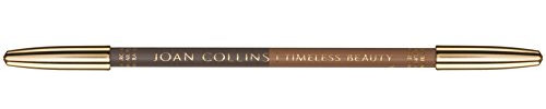 Joan Collins Timeless Beauty, Contour Eyebrow Pencil Duo, Charcoal/Light Brown, 1.56 g