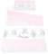 Babylux Kinderbettwäsche 2 TLG. 90 x 120cm Bettwäsche Bettset Babybettwäsche (71. Bär Cookie Rosa)