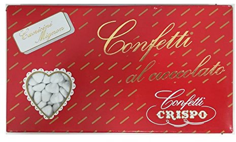 CRISPO CUORICINI MIGNON AL CIOCCOLATO BIANCHI MINI CONFETTI