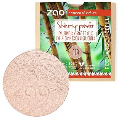 ZAO MAKE UP - Shine Up Powder – 310 CHAMPAGNE ROSA Ricarica
