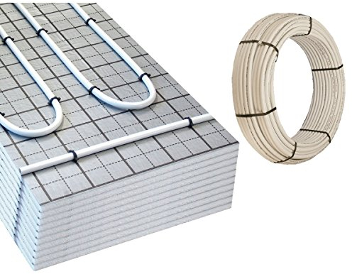 Warmwasser Fußbodenheizung HoWaTech TAC 5m²