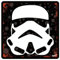 1art1 Emoticons Stormtrooper Helm Poster-Sticker Tattoo Aufkleber 9x9 cm