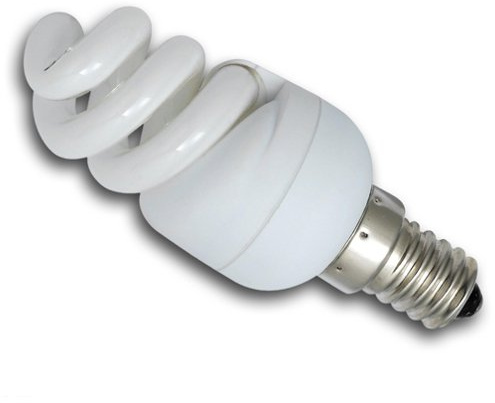 Lighted – Energiesparlampe Extra Mini 9 W E14 4100 K weißes Licht