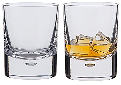 Dartington Exmoor, Bicchiere Tumbler per Old Fashioned, Trasparente, Confezione da 2