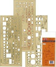 KOH-I-NOOR Schablone Elektro - 3er Set