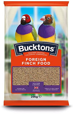 Bucktons Foreign Finch - 20kg, transparent