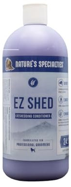 Nature's Specialties EZ Shed Conditioner für Hunde - Entfernt Unerwünschte Haare & Befeuchtet die Haut - Verringert das Scheuern - Pflegt das Fell des Hundes - Herrlicher Duft, 946ml