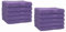 Betz 10er Premium Gästehandtücher-Set - Gesichtstücher-Set - Handtücher-Set - Händehandtücher - 30 x 50cm - lila