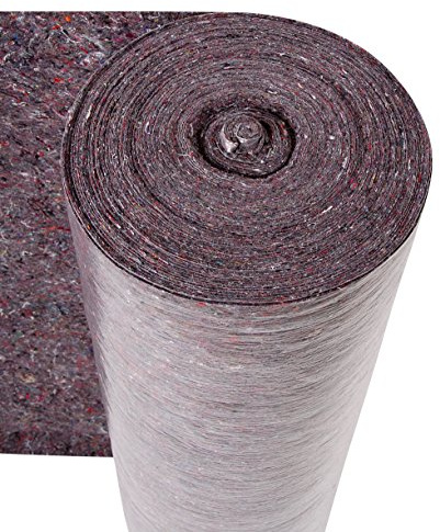 Hard Floor Protection Grey Felt Fleece Roll 1m x 50m | Soft protective fleece helps prevent scratches, dust and damage on wood, tile and hard flooring surfaces