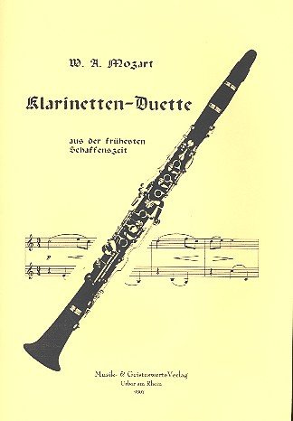 Klarinetten-Duette: Die ersten Klavierstücke Mozarts für