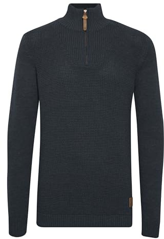 !Solid SDTommy Herren Strickpullover Troyer, S, Insignia Blue M (8991)