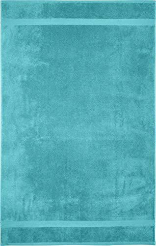 Erwin Müller Badetuch Friedrichshafen 100% Baumwolle türkis Größe 100x150 cm - Premium-Qualität, unvergleichlich saugfähig, hautsympathisch, formstabil (weitere Farben)