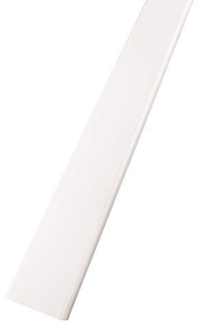 Fuchs Design Abschlussprofil für 8 cm starke Glasbausteine Aluminium weiß - 1,25 m Länge