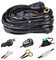 KAWELL Kabelbaum Kabelsatz Set- Mit 40 Amp Relais ON/OFF Schalter für Zusatzscheinwerfer ATV Offroad Flutlicht Reflektor Scheinwerfer Arbeitslicht LED Nebelscheinwerfer (1 Blei 10ft)