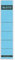 Leitz Rückenschild selbstklebend für Standard- und Hartpappe-Ordner, 10 Stück, 50 mm Rückenbreite, Kurzes und schmales Format, 39 x 192 mm, Papier, blau, 16430035