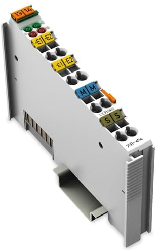 WAGO 750 – 454 Modul Digital und Analog I/O – Module Digitale und analoge I/O (12 x 100 x 69,8 mm, grau, 0 – 55 °C, 25 – 85 °C, 0 – 95%)