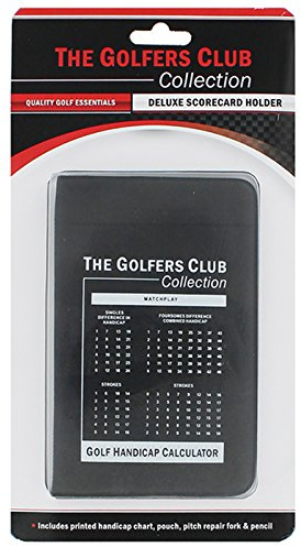 Brandfusion Deluxe Card Holder With Handicap Chart