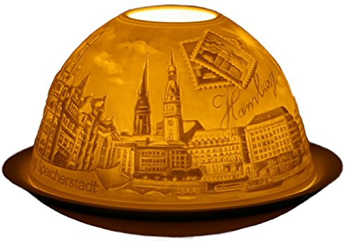 Teelichthalter / Porzellan Windlicht Dom Light Hamburg Teelicht Teelichthalter / Porzellanlaterne