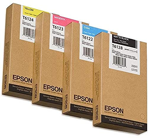 Epson T6124 Tintenpatrone, Singlepack, gelb