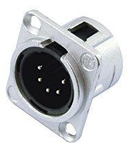 Neutrik 30200638 Xlr Mounting Plug 5Pin Nc5Mdl-1