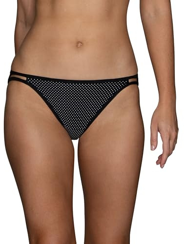 Vanity Fair Women's Illumination String Bikini Panty 18108, Premiere Dot Print, Medium/6