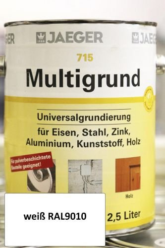 Multigrund 715 weiß RAL9010 2,5l JAEGER
