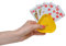 Spielkartenhalter Kartenhalter 4er-Pack bunt für max 35 Karten