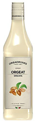 ODK Orgeat Syrup, Almond, Cocktails, Coffee, Iced Tea, Cooking, Baking and Desserts, 75cl | Sweetens iced tea, baking, and culinary creations beyond coffee; pairs beautifully with diverse cocktail ingredients.