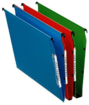 Esselte A4 Orgarex Range Dual Lateral Suspension File - Red (Pack of 25)