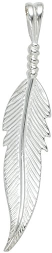 Jobo Damen-Anhänger Feder aus 925 Sterling Silber