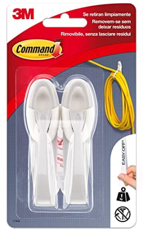 Command 935463 - lot de 2 crochets pour attaches cables