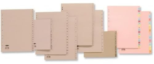 Concord Manilla Index Europunched A-Z 20-Part A4 Assorted Ref AZ6