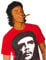 NET TOYS Che Guevara Mütze mit Haaren Cap Hut Freiheitskämpfer roter Stern Kopfbedeckung Kuba Faschingsmütze Karnevalsmütze