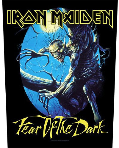 Iron Maiden - Rückenaufnäher Fear of the dark (in 23,5 cm x 20 cm)