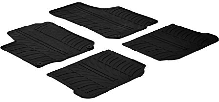 Gledring Satz Gummimatten passgenau | kompatibel mit VW Golf IV 5 türer/Bora/Beetle & Seat Leon/Toledo 1M & Skoda Octavia I (T-Profil 4-tlg. + Montageclips)