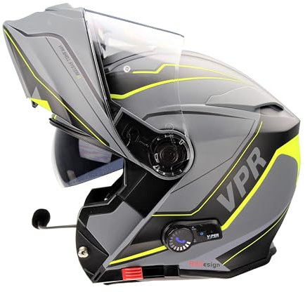 ViPER RSV171 Blinc Bluetooth Burgundy Modular Motorcycle Racing Touring Flip up Cruising ECE ACU Approved Bike Wear