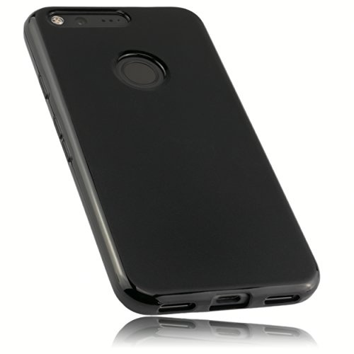 mumbi Hülle kompatibel mit Google Pixel Handy Case Handyhülle, schwarz
