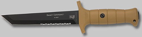 Eickhorn Kampfmesser DESERT COMMAND I, Edelstahl, Glasfaserverstärkter Kunststoff, glasfaserverstärktem Nylon