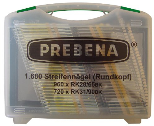 Prebena Rundkopfnägel im Handwerker-Koffer RK-BOX