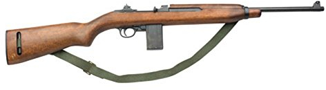 Denix Gewehr Karabiner M1, Kaliber .30, USA 1941, Braun, Nylon, Gewehrriemen