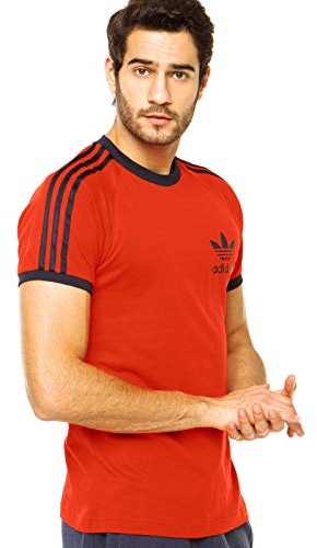 adidas Essentials Herren-Sport-T-Shirt Gr. S, Rot / Rot