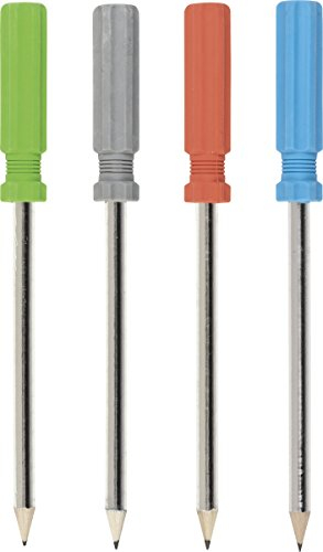 Baier & Schneider Brunnen 1027374 Bleistift mit Radiergummi in Schraubenzieher-Optik, 18 cm, 4